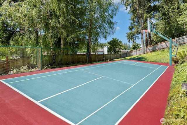 1805 179th Pl NE, Bellevue, WA 98008 - view of tennis court featuring basketball court