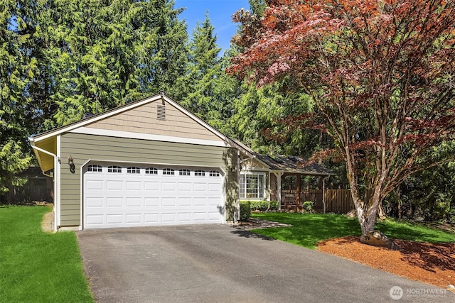 23018 NE 25th Way, Sammamish, WA 98074 - single story home featuring asphalt driveway and an attached garage