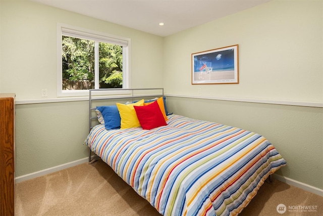 23018 NE 25th Way, Sammamish, WA 98074 - bedroom featuring carpet flooring, baseboards, and recessed lighting