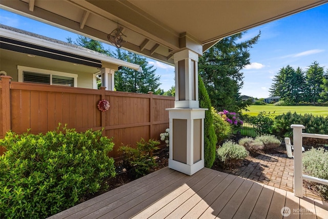 8315 Vashon Dr NE, Lacey, WA 98516 - view of wooden deck