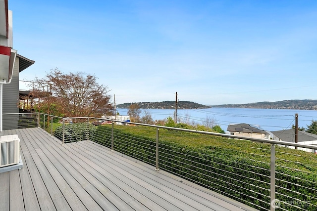 10445 Dixon Dr S, Seattle, WA 98178 - wooden terrace with a water view