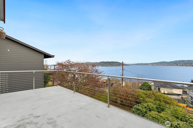 10445 Dixon Dr S, Seattle, WA 98178 - view of patio featuring a water view
