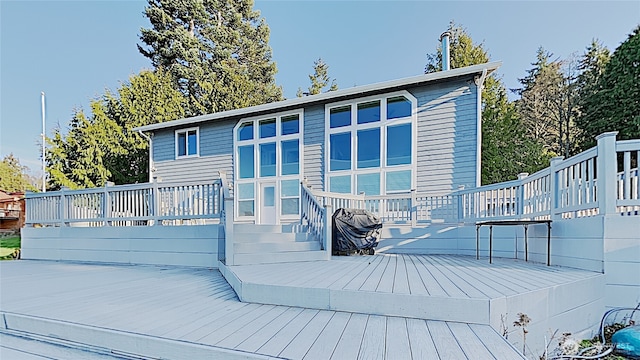 3060 NE Wheeler St, Poulsbo, WA 98370 - view of wooden terrace