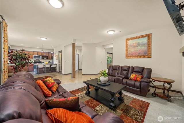 7203 Myers Rd E, Bonney Lake, WA 98391 - living area featuring baseboards