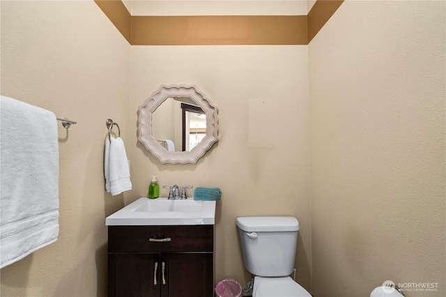 7203 Myers Rd E, Bonney Lake, WA 98391 - half bathroom with vanity and toilet