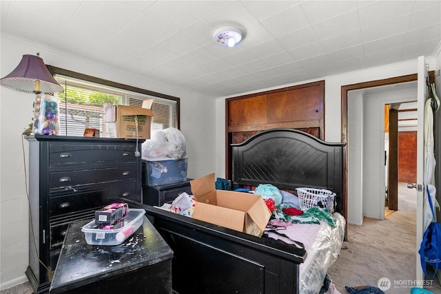 4222 S Spencer St, Seattle, WA 98118 - carpeted bedroom with crown molding