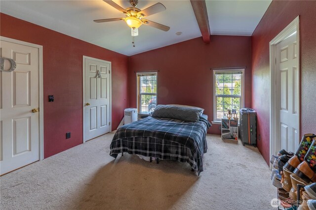 1822 W Devanny Ln, Port Angeles, WA 98363 - bedroom featuring carpet flooring, multiple windows, and ceiling fan