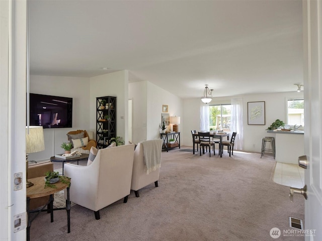 7127 Ortelius Dr, Ilwaco, WA 98624 - living area featuring light carpet