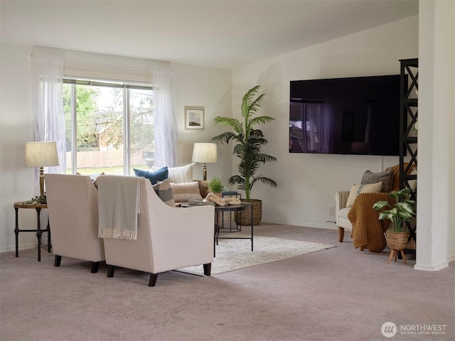 7127 Ortelius Dr, Ilwaco, WA 98624 - carpeted living room featuring baseboards
