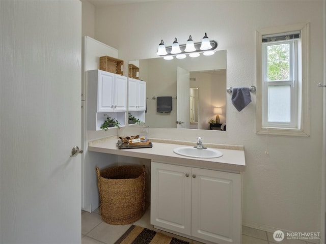 7127 Ortelius Dr, Ilwaco, WA 98624 - bathroom featuring vanity and tile patterned floors