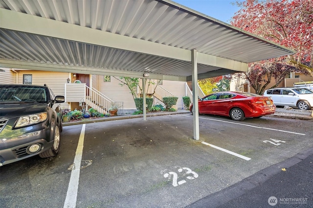 12044 96th Ave NE Unit 221, Kirkland, WA 98034 - covered parking lot with stairs