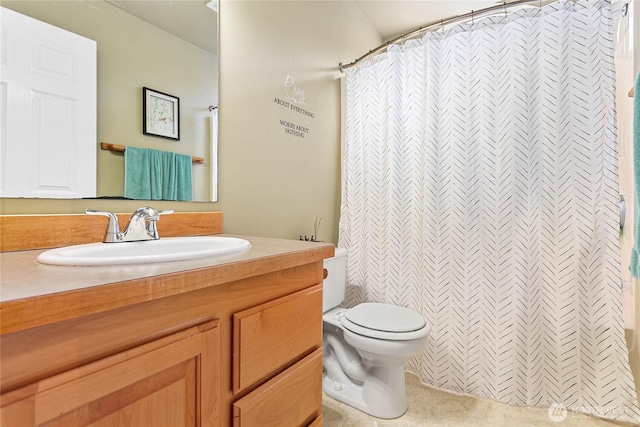 1933 Valleybrook Ln, Bellingham, WA 98229 - full bath featuring toilet, vanity, and curtained shower