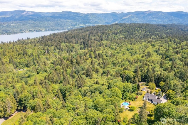 1933 Valleybrook Ln, Bellingham, WA 98229 - aerial view of a forest and a water and mountain view