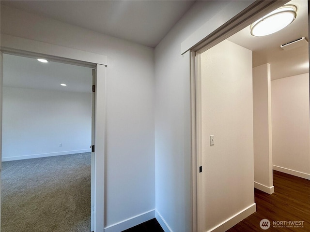 127 Olympic View Ave NE, Ocean Shores, WA 98569 - hallway featuring baseboards and recessed lighting