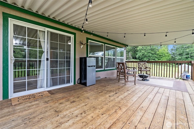 119 Oyler Way, Ethel, WA 98542 - view of wooden deck