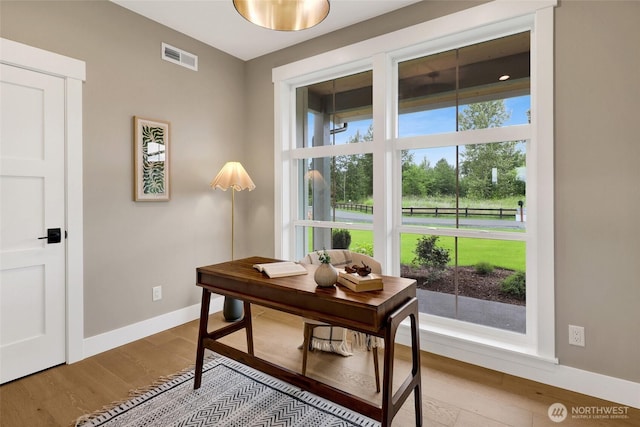 5712 Denali Ln, Bellingham, WA 98226 - home office with baseboards and wood finished floors