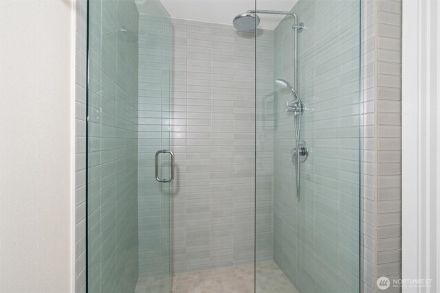 4519A Bagley Ave N, Seattle, WA 98103 - full bath featuring a shower stall
