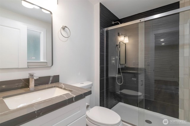 2015 172nd Pl SE, Bothell, WA 98012 - full bath featuring toilet, a stall shower, and vanity