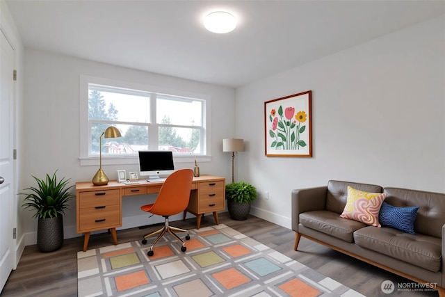 2015 172nd Pl SE, Bothell, WA 98012 - office with wood finished floors and baseboards