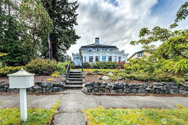 1324 E 2nd St, Port Angeles, WA 98362 - view of front of home featuring a chimney