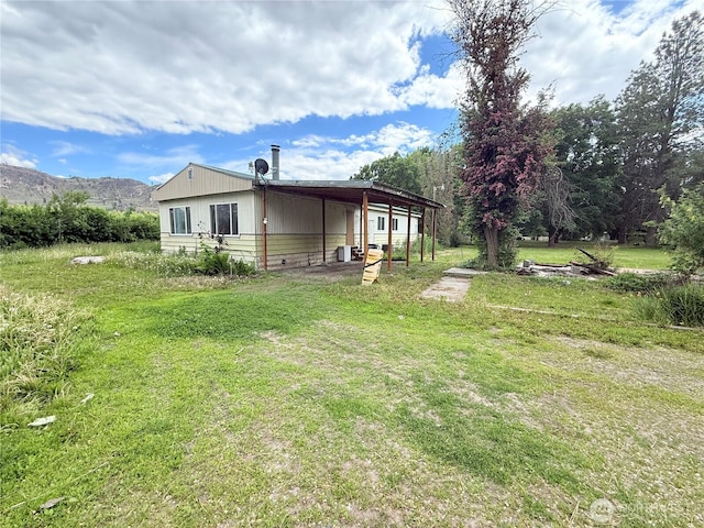 1485B Old Hwy 97, Malott, WA 98840 - rear view of house with a yard