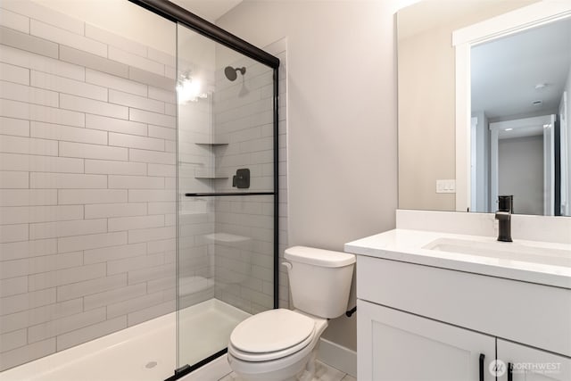 7547 S 130th Pl, Seattle, WA 98178 - bathroom with toilet, vanity, and tiled shower