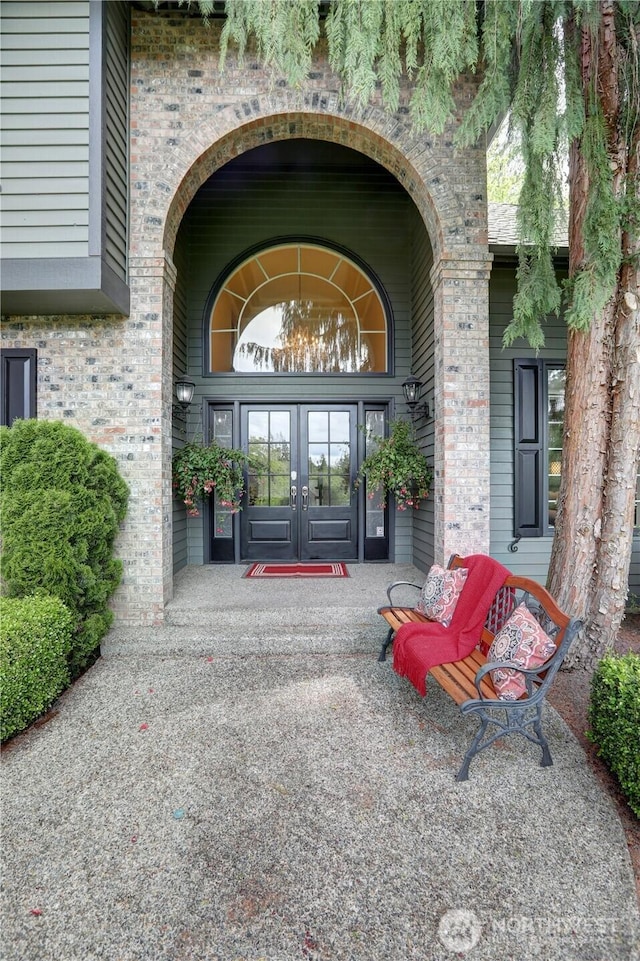 5920 228th Ave NE, Redmond, WA 98053 - doorway to property with french doors and brick siding