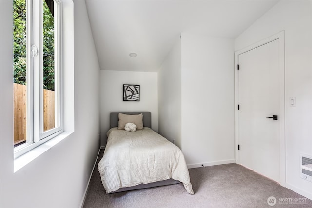 3718 W Arsenal Way, Bremerton, WA 98312 - bedroom featuring carpet, baseboards, and heating unit