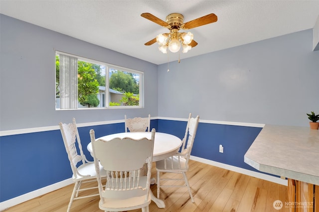348 7th Pl SE Unit 1, Puyallup, WA 98372 - dining space with hardwood / wood-style floors and a ceiling fan