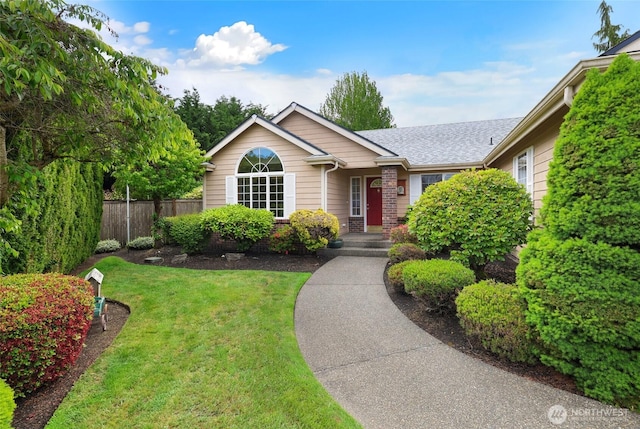 15427 148th Avenue Ct E, Orting, WA 98360 - single story home featuring roof with shingles and brick siding