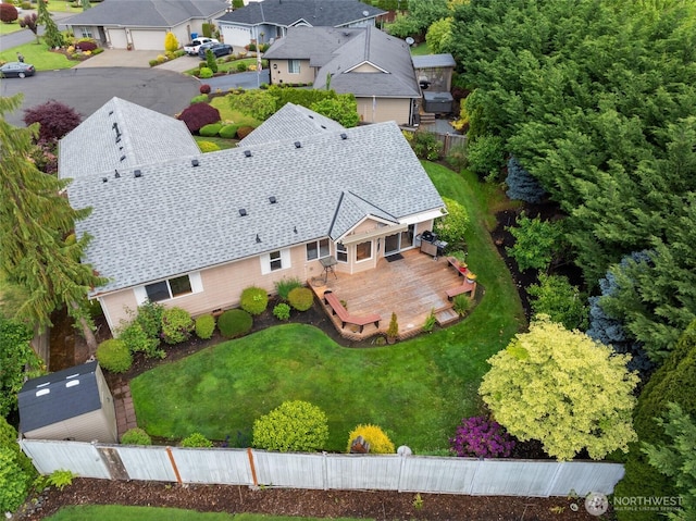 15427 148th Avenue Ct E, Orting, WA 98360 - aerial perspective of suburban area