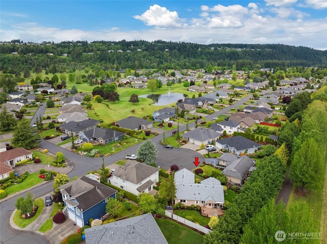 15427 148th Avenue Ct E, Orting, WA 98360 - aerial view of residential area with a forest