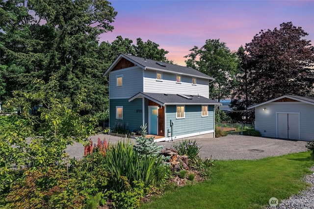 3755 Cyprus Way, Ferndale, WA 98248 - view of front of home featuring a patio area and driveway