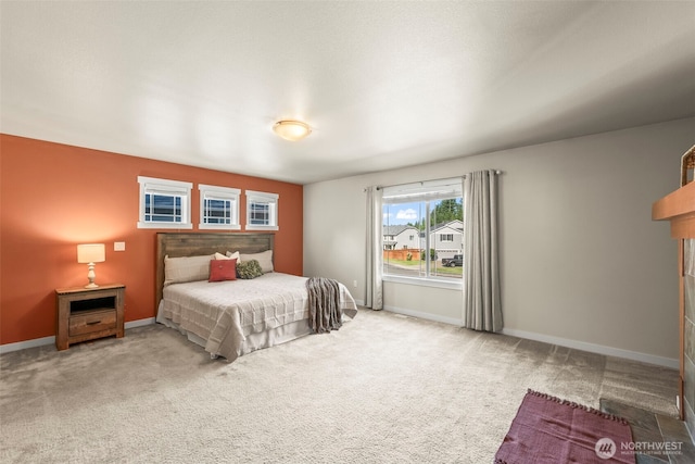 4492 Fantail Pl SW, Port Orchard, WA 98367 - bedroom featuring carpet, baseboards, and a fireplace