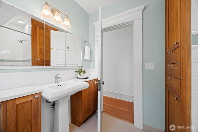 2416 Broadway, Bellingham, WA 98225 - full bath with tile patterned flooring and a shower