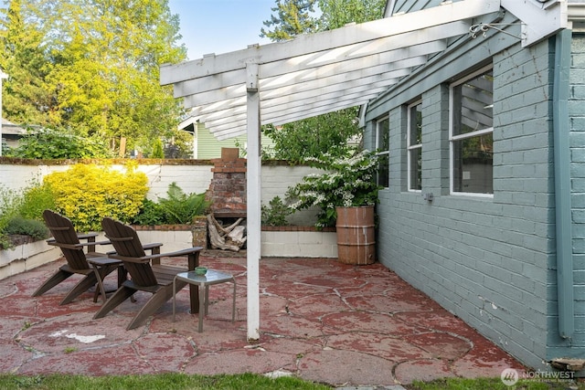 2416 Broadway, Bellingham, WA 98225 - view of patio with a pergola