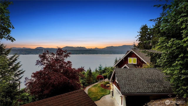 4590 E State Route 106, Union, WA 98592 - water view with a mountain backdrop