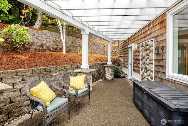 4590 E State Route 106, Union, WA 98592 - view of patio / terrace featuring a pergola