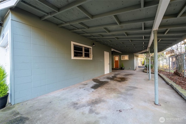 2553 Mackenzie Rd, Bellingham, WA 98226 - view of patio with an attached carport