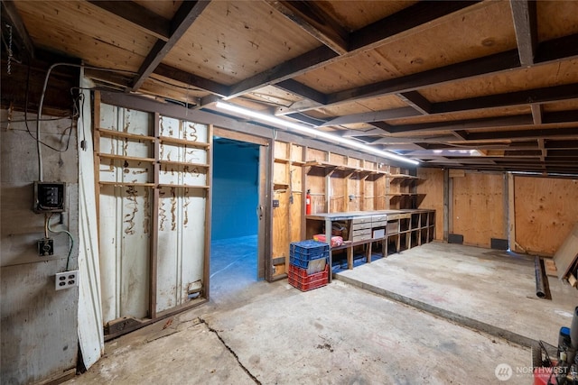 2553 Mackenzie Rd, Bellingham, WA 98226 - unfinished basement featuring a workshop area