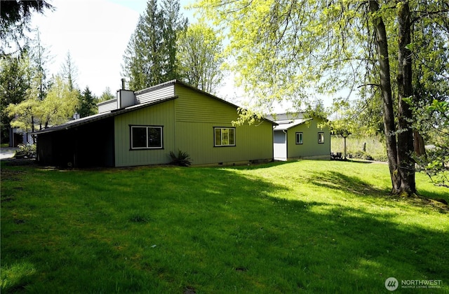463 Humble Hill Rd, Sequim, WA 98382 - back of property with a yard