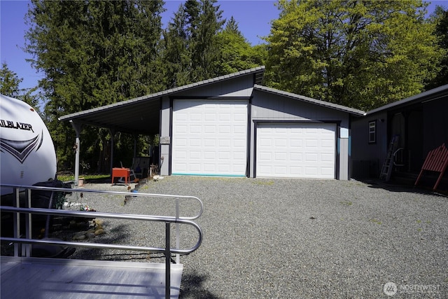 463 Humble Hill Rd, Sequim, WA 98382 - garage featuring a garage