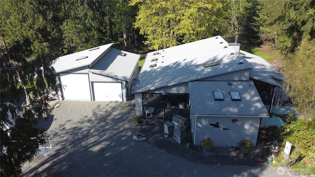 463 Humble Hill Rd, Sequim, WA 98382 - aerial view of property and surrounding area with a heavily wooded area