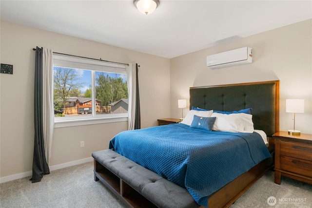 610 Laura Ln, Ellensburg, WA 98926 - carpeted bedroom featuring a wall unit AC and baseboards