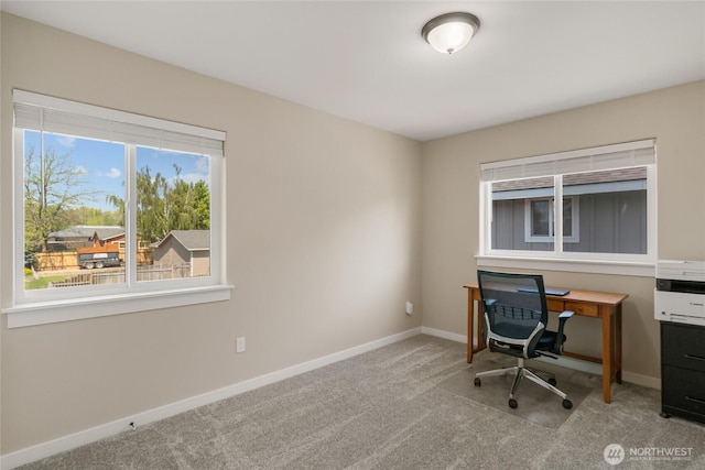 610 Laura Ln, Ellensburg, WA 98926 - office area featuring carpet and baseboards