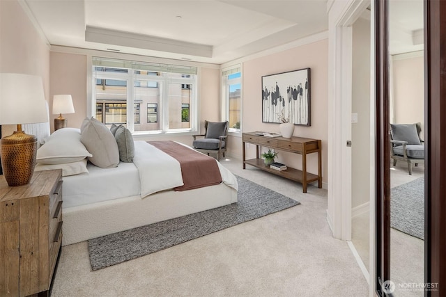 221 5th Ave S Unit E303, Kirkland, WA 98033 - carpeted bedroom with a raised ceiling and baseboards