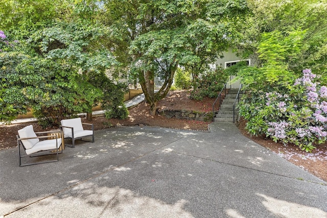 26736 138th Pl SE, Kent, WA 98042 - view of patio / terrace featuring stairway