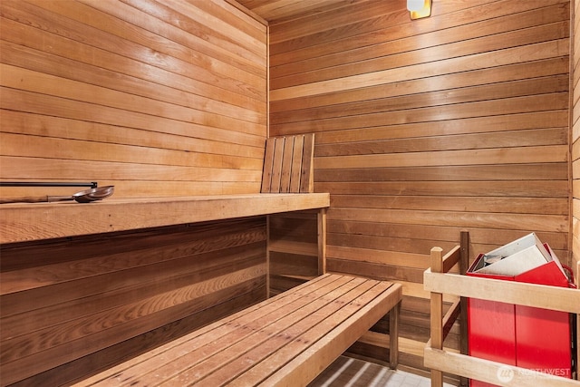 26736 138th Pl SE, Kent, WA 98042 - relaxing sauna / steam room featuring wooden walls