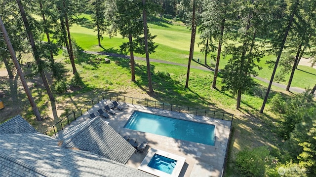501 Maple Leaf Loop, Cle Elum, WA 98922 - drone / aerial view of a pool area