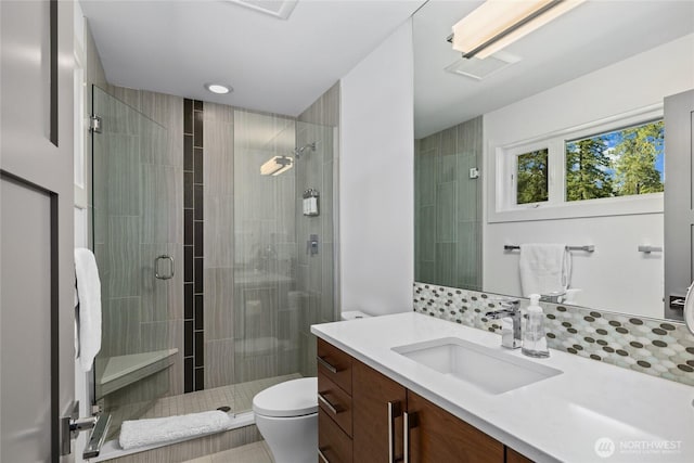 501 Maple Leaf Loop, Cle Elum, WA 98922 - full bath featuring toilet, vanity, and a stall shower